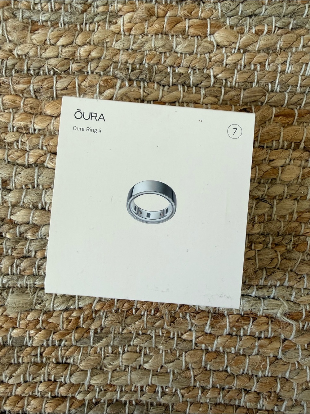 Oura Ring 4 Silver - Size 7